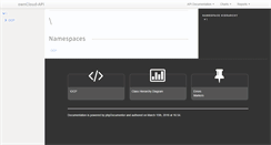 Desktop Screenshot of api.owncloud.org